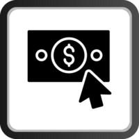 Pay-per-Click-kreatives Icon-Design vektor
