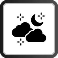 wolkig Wetter kreativ Symbol Design vektor