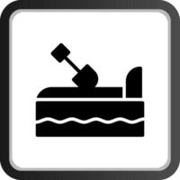 kreatives Icon-Design begraben vektor