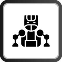 humanoides kreatives Icon-Design vektor