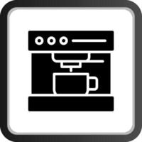 Kaffeemaschine kreatives Icon-Design vektor