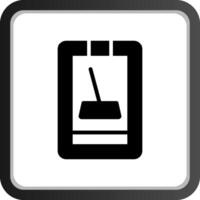 Reiniger Handy, Mobiltelefon App kreativ Symbol Design vektor