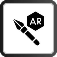 ar Speer werfen kreativ Symbol Design vektor