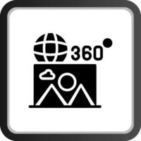 360 bild kreativ ikon design vektor