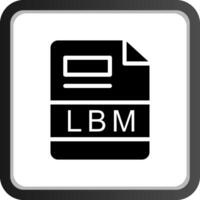 lbm kreativ ikon design vektor