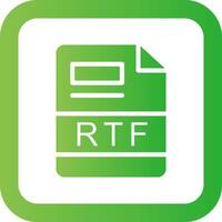 rtf kreativ ikon design vektor