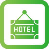 Hotel kreatives Icon-Design vektor