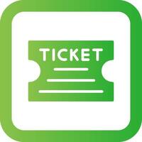 Ticket kreatives Icon-Design vektor