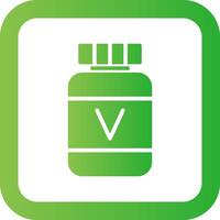 Vitamin kreatives Icon-Design vektor