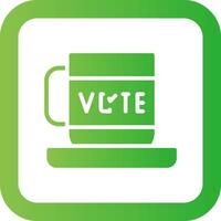 Tasse kreatives Icon-Design vektor