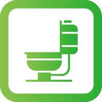 Toilette kreatives Icon-Design vektor