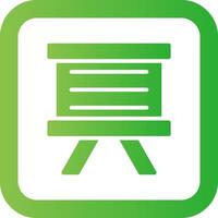 Whiteboard kreatives Icon-Design vektor