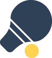 Tischtennis kreatives Icon-Design vektor