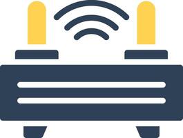 Router kreatives Icon-Design vektor