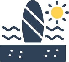 Paddle Surf kreatives Icon-Design vektor