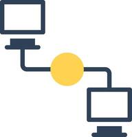 unstrukturiert Daten kreativ Symbol Design vektor