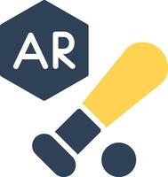 ar Baseball kreativ Symbol Design vektor