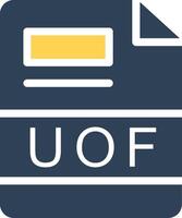 uof kreativ Symbol Design vektor