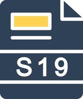 s19 kreativ ikon design vektor