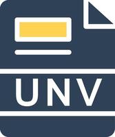 unv kreativ Symbol Design vektor