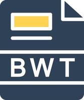 bwt kreativ Symbol Design vektor