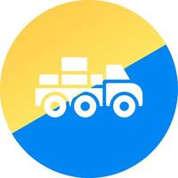 Mover Truck kreatives Icon-Design vektor