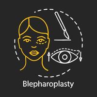 blepharoplasty krita ikon vektor