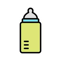 Babyflasche-Vektor-Symbol vektor