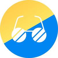 Sternbrille kreatives Icon-Design vektor