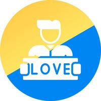 liebe kreatives Icon-Design vektor