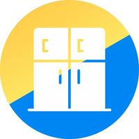 Kühlschrank kreatives Icon-Design vektor