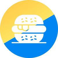 Burger kreativ Symbol Design vektor