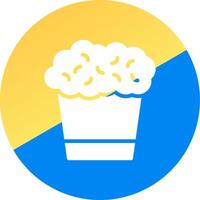 Popcorn kreatives Icon-Design vektor