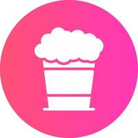 Popcorn kreatives Icon-Design vektor