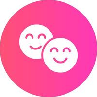 Smiley kreatives Icon-Design vektor