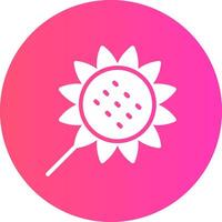 Sonnenblume kreatives Icon-Design vektor