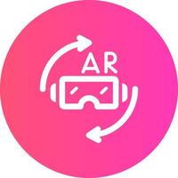 vr Brille kreativ Symbol Design vektor