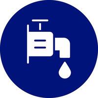 Wasserhahn kreatives Icon-Design vektor