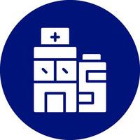 Krankenhaus kreatives Icon-Design vektor