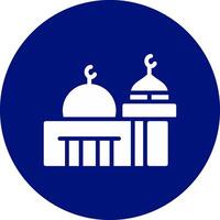 Moschee kreatives Icon-Design vektor