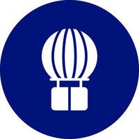 Heißluftballon kreatives Icon-Design vektor