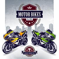 Sport-Biker-Plakat-Design vektor