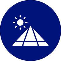 pyramid kreativ ikon design vektor