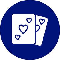 Poker kreatives Icon-Design vektor