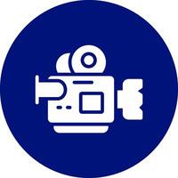 Videokamera kreatives Icon-Design vektor