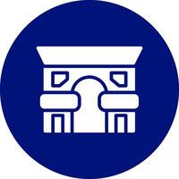 Arc de Triomphe kreatives Icon-Design vektor