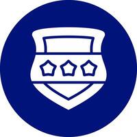 Polizei Schild kreativ Symbol Design vektor