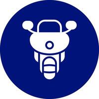 Motorrad kreativ Symbol Design vektor