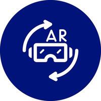 vr Brille kreativ Symbol Design vektor