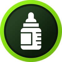 Babyflasche kreatives Icon-Design vektor